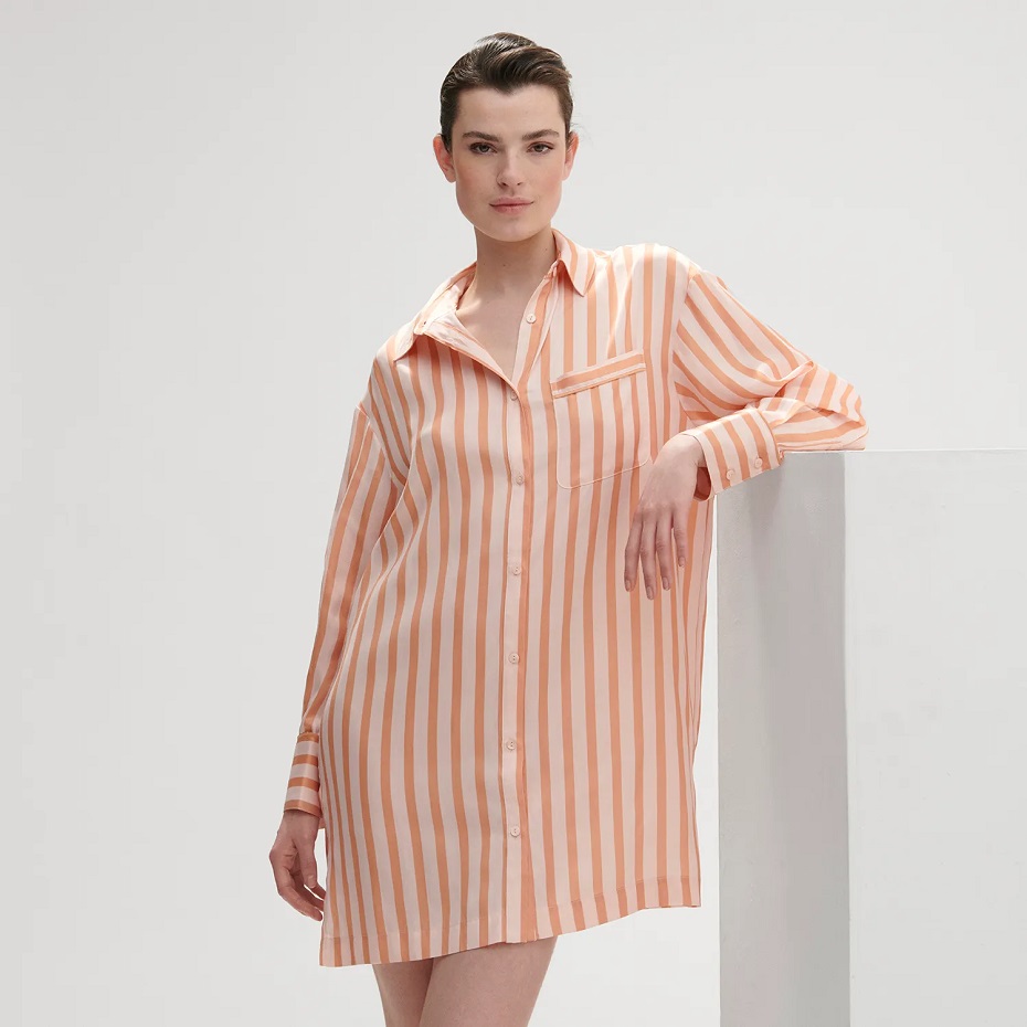 CAPRICE - Night Shirt- Peach Nights
