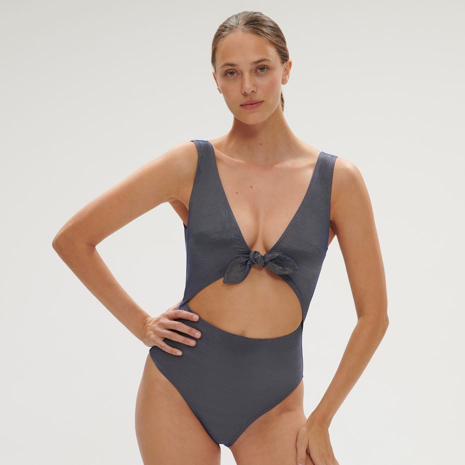 Daphné - Wireless One-Piece - Lurex Midnight