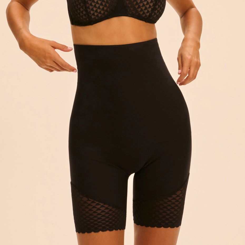 SUBTILE - High Waist Shaper Shorts - Black