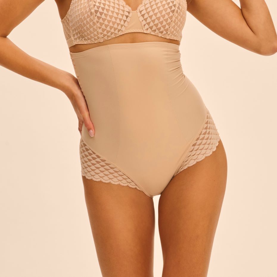 SUBTILE - High Waist Shaper Brief - Nude