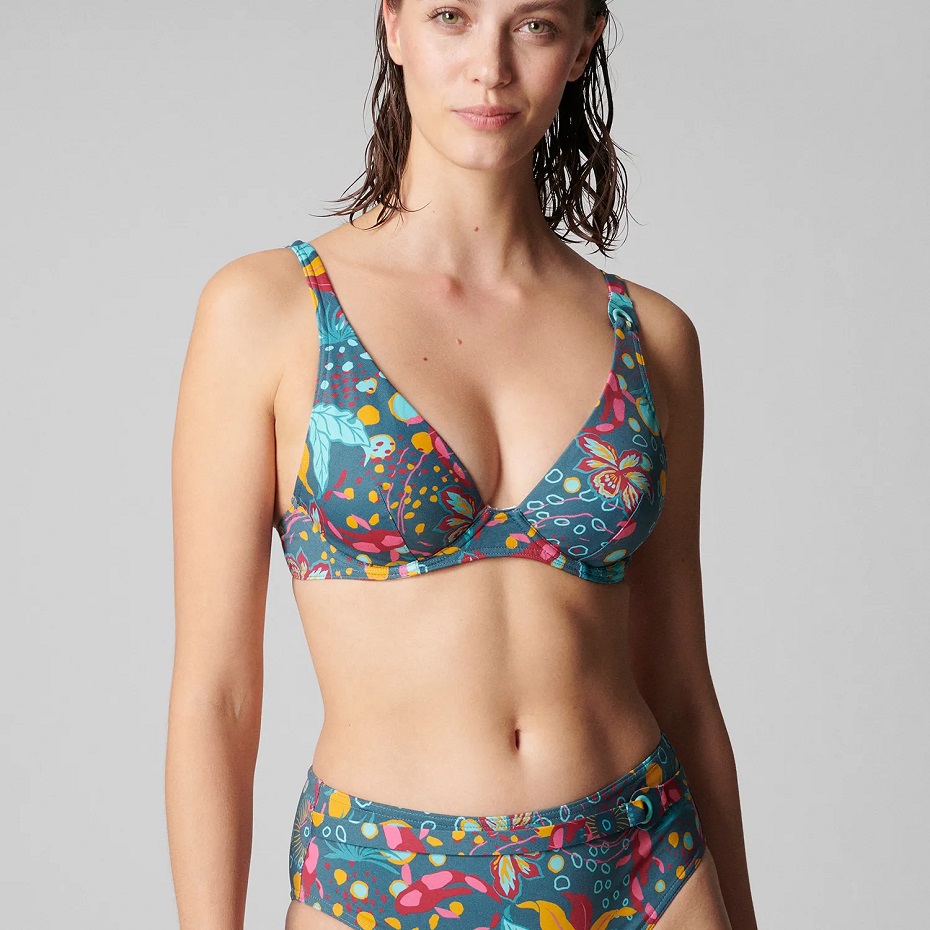 NEROLI - Underwire Plunge - Lagoon Green