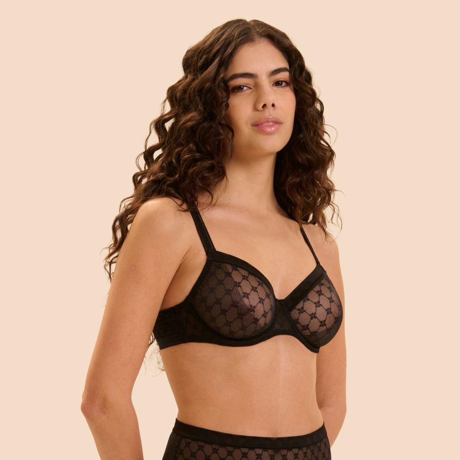 PLUME - Molded Full Cup - Black
