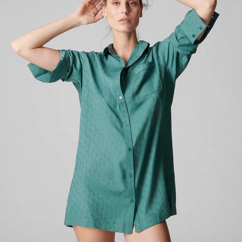 CAPRICE - Night Shirt - Boreal Green