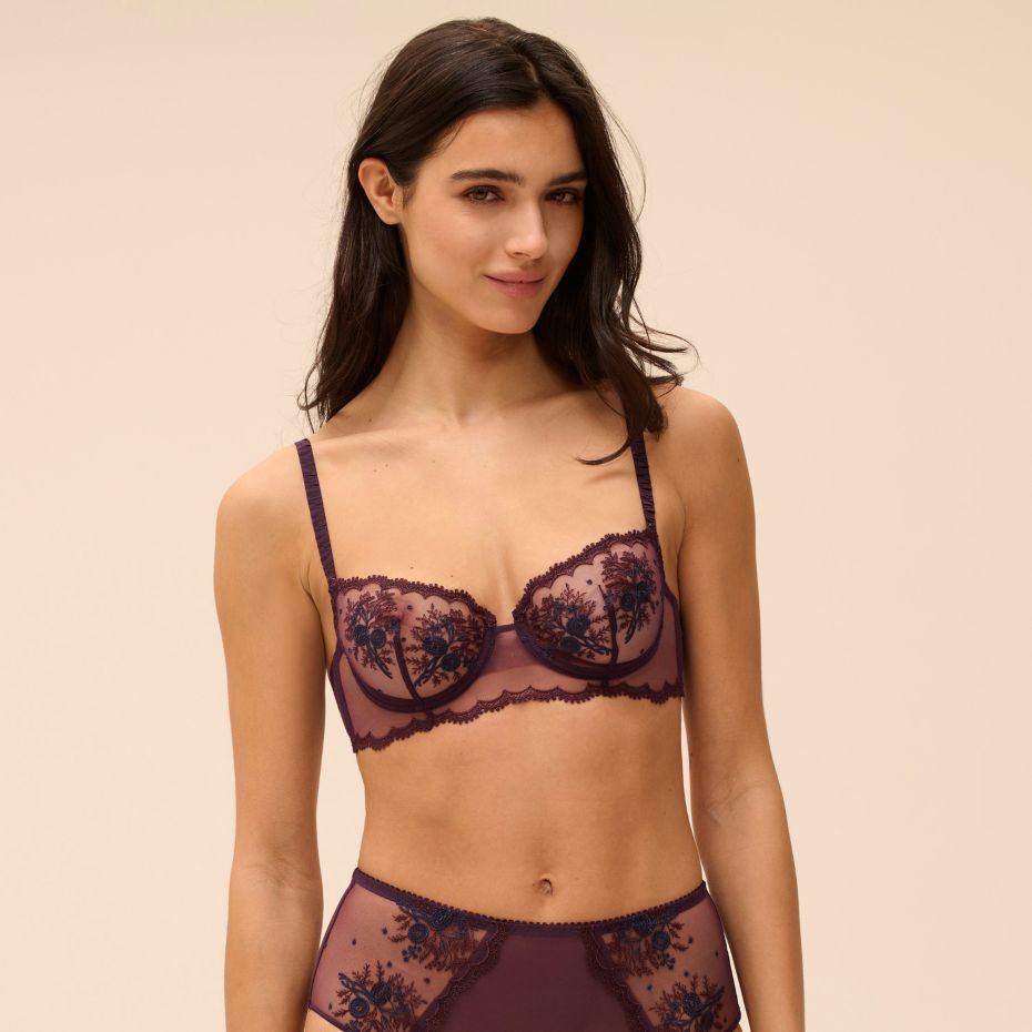 INTRIGUE - Sheer Demi - Fig