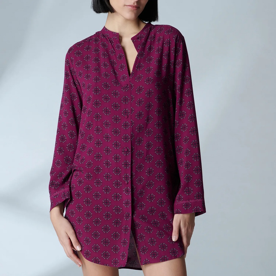 SONGE - Night Shirt - Dragonfly Print