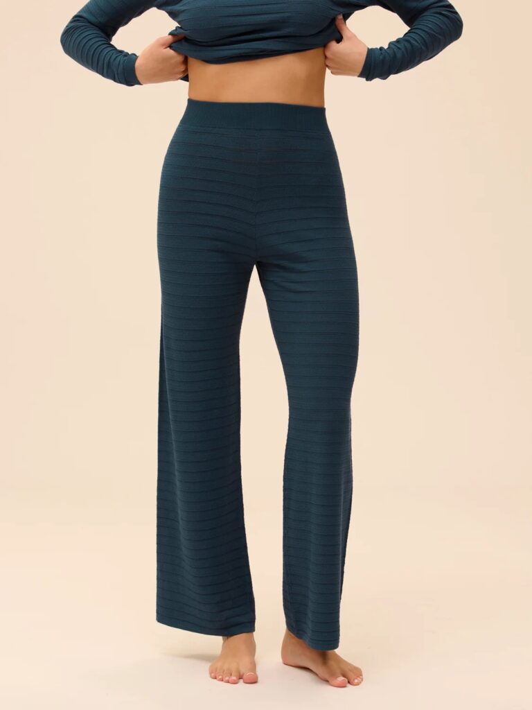 POLLEN - Pants - Petrol Blue