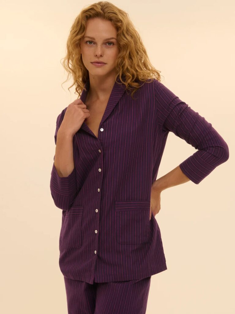NAUGE - Shirt - Blue Stripes