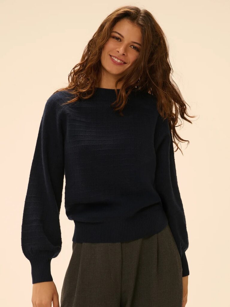 MAIA - Cashmere Sweater - Infinite Blue