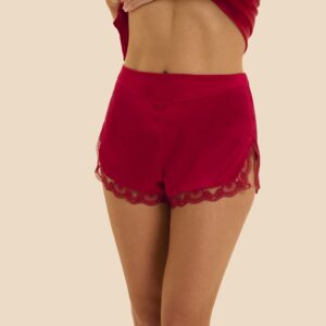 LOVE ME - Silk Short - Opera Red